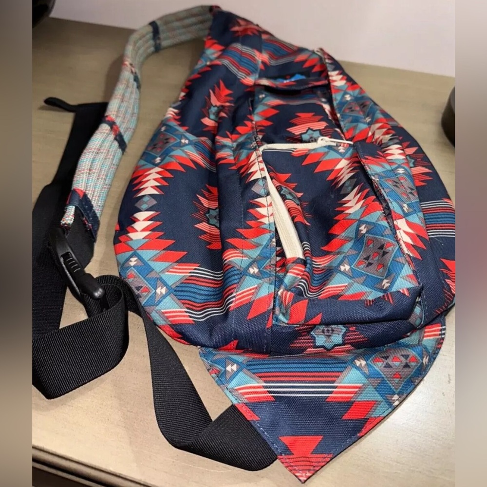 KAVU Original Rope Bag Sling Pack with Adjustable Rope Shoulder Strap - Mojave - Picture 13 of 14